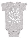Reaxion Cute Baby Boy & Baby Girl Clothes | Handmade Infant Bodysuits for Christening or Baptism | for This Child