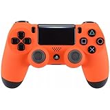 PS4 Dualshock Playstation 4 Controller Custom Soft Touch New Model JDM-040 (Orange)