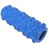 Oliasports Exercise Foam Roller Extra Firm Foam Roller with Trigger Points, Blue