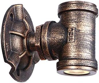 NSST Retro Wall Lamp Water Pipe Wall Light Spotlight Creative Metal Industrial Style 2 Heads LED Eye Protection Art Deco Lights Corridor, Cafe, Attic, Bar, Decoration