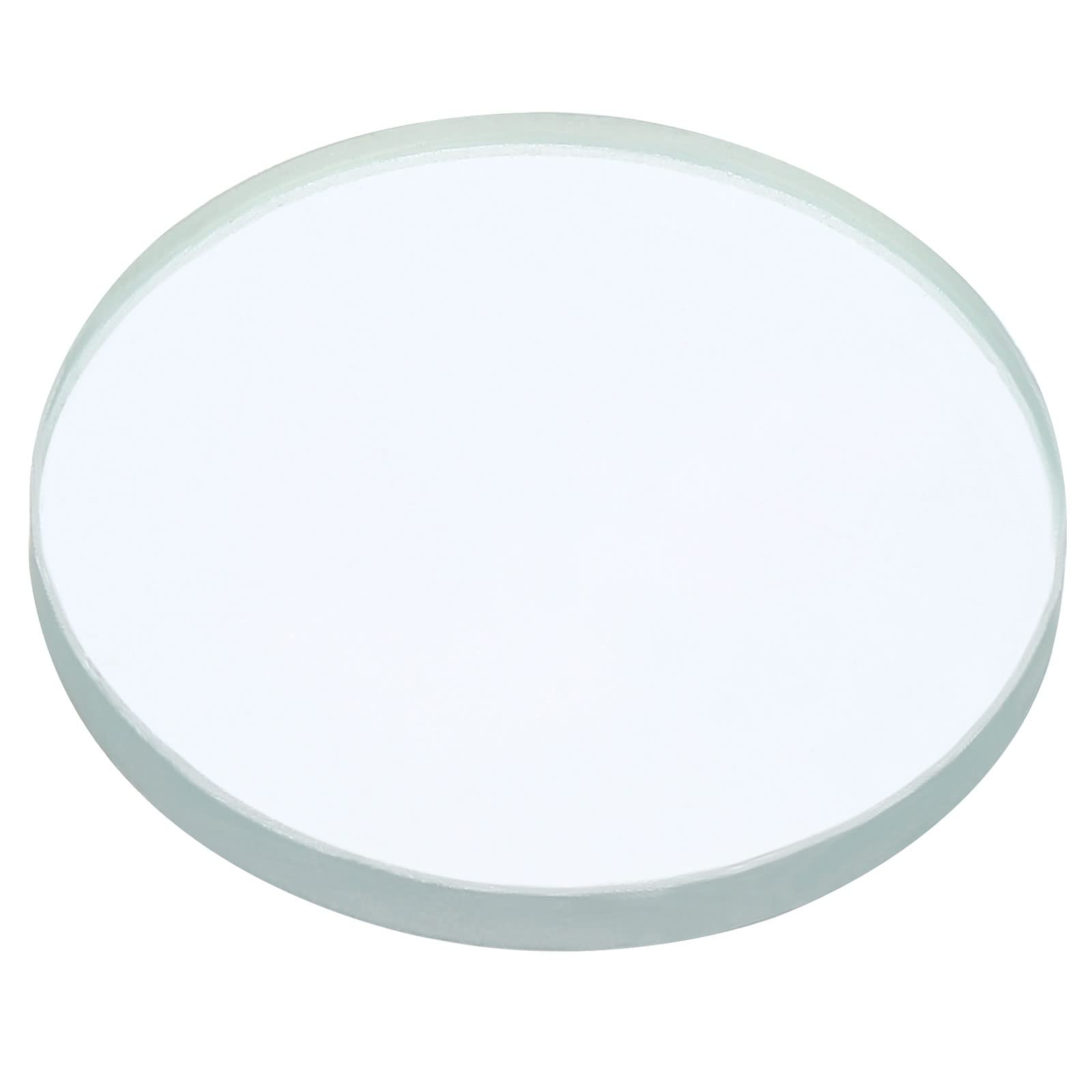 PATIKIL 8" (200mm) Focal Length Double Concave Lens, 50mm Diameter 5mm Height Glass Optically Polished Round Edges Lens for Physics Experiment, Clear