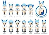 1pc Random Sonny Angel Mini Figure 11th Anniversary Series Sea Blue with Chair