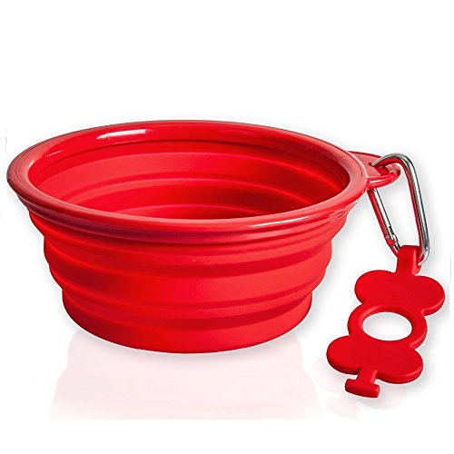 Bonza Large Collapsible Dog Bowl, Hiking Dog Bowl for Large Dogs