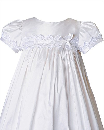 Mariana 9 Month Silk Christening Gown White