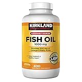 Kirkland Signature Fish Oil Concentrate with Omega-3 Fatty Acids, 400 Softgels, 1000mg