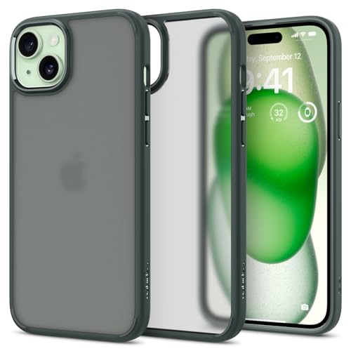 Spigen for iPhone 15 Case, Ultra Hybrid [No Magnet Ring][Anti-Yellowing] - Frost Green