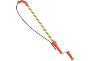 RIDGID 59802 K-6DH Hybrid Toilet Snake Auger with 6' Heavy-Duty Drop Head Tri-Wrap Cable, Manual or Cordless Drill Operated Plumbing Toilet Drain Snake Auger