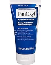 PanOxyl Acne Foaming Wash Benzoyl Peroxide 10% Maximum Strength Antimicrobial, 5.5 Oz