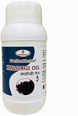 Garlico Herbal Kalonji oil | Nigella black seed oil for hair (50 ml)
