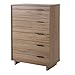 South Shore Fynn Collection 5-Drawer Chest-Rustic Oak