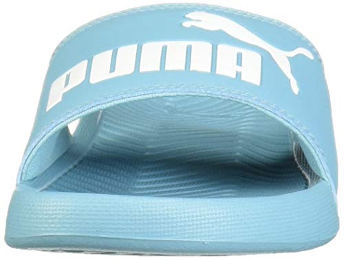 PUMA Unisex Popcat Slide Sandal, Milky Blue White, 6 M US Big Kid - Thumbnail 4