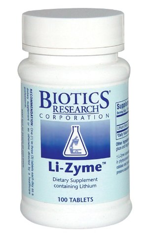 Biotics Research, Li-Zyme (Lithium) (100T)