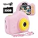 Kids Camera, AIMASON Digital Video Camera Gift for Age 4 5 6 7 8 9 10 Year Old Girls, Mini Rechargeable and Shockproof Camera Creative DIY Camcorder for Little Girl with 32GB SD Card (Pink)
