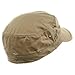 Washed Cotton Fitted Army Cap-Khaki W32S34E, Small/Medium