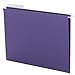 Smead Hanging File Folder with Tab, 1/3-Cut Adjustable Tab, Letter Size, Purple, 25 per Box (64023)