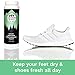 Natural Powder Shoe and Foot Odor Eliminator and Deodorizer – Talc Free Foot Powder – Fresh Lemongrass Scentthumb 1