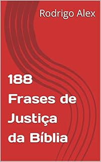 Livro 188 Frases de Justiça da Bíblia (Frases da Bíblia)