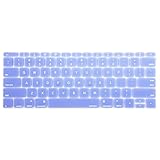 Mosiso Protective Keyboard Skin for MacBook 12 Inch with Retina Display A1534 (Newest Version 2017/2016/2015), Serenity Blue