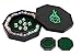 Forged Dice Co. Dice Tray Arena Rolling Tray and Storage Compatible with Any dice Game, D&D and RPG Gaming (Green)