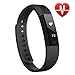 Lintelek Heart Rate Monitor Activity Tracker and Sleep Monitor Pedometer Calories Track Smart Fitness Tracker Sports Wristband Watch Bracelet for Android IOS