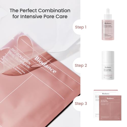 BIODANCE Bio-Collagen Real Deep Mask, Hydrating Overnight Hydrogel Mask, Pore Minimizing, Elasticity Improvement, 34g x4ea - Image 9