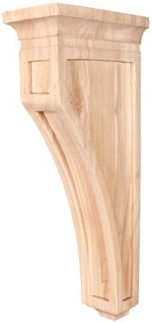 One Pair- Mission Style Wood Corbels- 3 x 6 x 14 by Wood Corbels