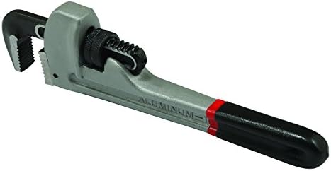 Prime-Line RP77381 10 In. Pipe Wrench, Cast Iron Head with Aluminum Rubber Coated Handle (Single Pack)