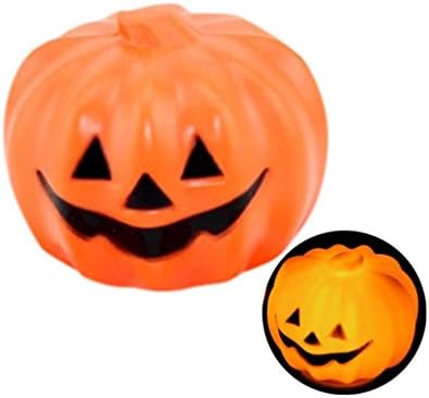 MaiKaili Halloween Decorative Supplies Child Small Color Glowing Pumpkin Ghost Light