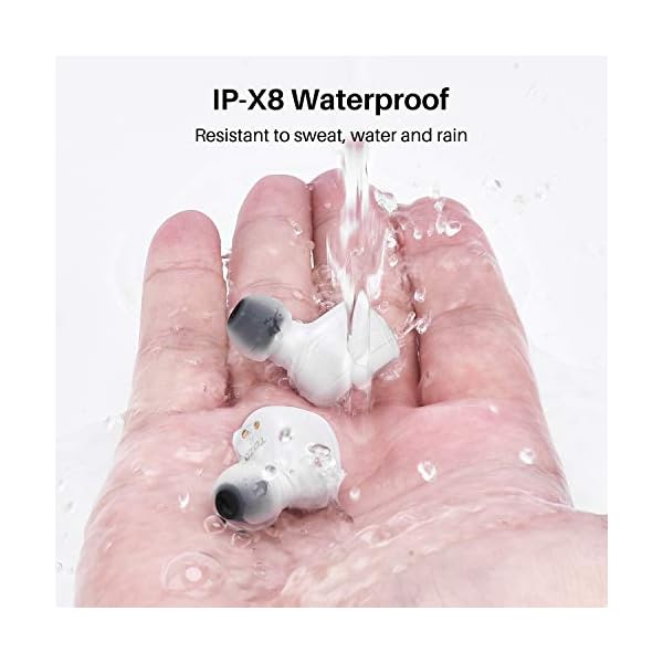 TOZO-T6-True-Wireless-Earbuds-Bluetooth-Headphones-Touch-Control-with-Wireless-Charging-Case-IPX8-Waterproof-TWS-Stereo-Earphones-in-Ear-Built-in-Mic-Headset-Premium-Deep-Bass-for-Sport-White TOZO T6 True Wireless Headphones Bluetooth Earbuds Touch Control with Wireless Charging Case IPX8 Waterproof Stereo…