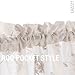 Taupe Embroidered Sheer Curtains Taupe for Living Room Curtain Set Floral Embroidery Semi Sheer Curtains for Bedroom 72 inches Long Rustic Voile Window Curtain Panels 2 Panels