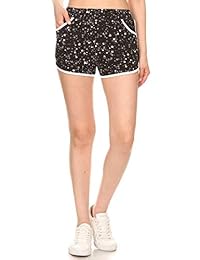 Pantalones cortos de ciclismo para dama, cintura alta, 23 colores