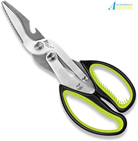Kitchen Shears, Professional Poultry Shears, Archimedean Kitchen Heavy-duty Utility Kitchen Scissors with Sharp Blade, Suitable For Chicken, Poultry, Fish, Meat, Vegetables, Herbs and Daily Use