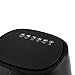 Air Fryer, 4.2QT Air Fryers w/Accessories Cookbook, Grill Rack and Tongs Black