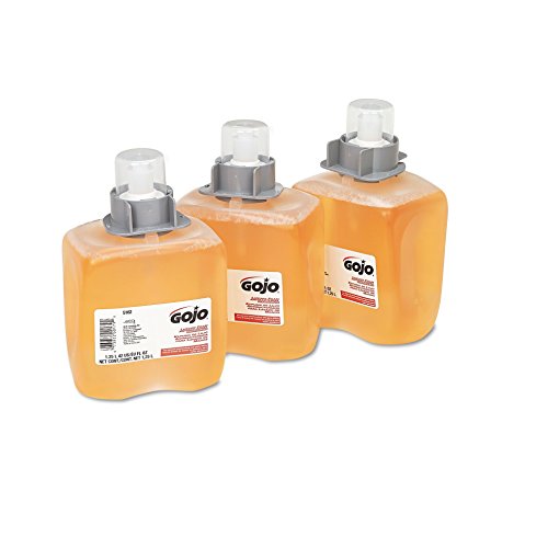 GOJO 5162-03 X Luxury Foam Antibacterial Soap Refill, 1250 mL Refill for GOJOÂ® FMX-12â„¢ Dispenser