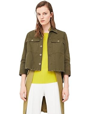 Mango Women's Pocket Cotton Jacket