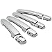 MaxMate Door Handle Covers W/O Passenger Side Keyhole Compatible with 07-12 Toyota Yaris/02-06 Camry/03-11 Corolla/01-07 Highlander/02-11 Matrix/06-09 Prius/01-12 Rav4/05-08 Solara/05-10 Scion TC