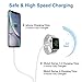 Magnetic Charging Cable Compatible for Apple Watch, 2-in-1 Wireless Charger Compatible for iWatch Series, Portable Phone Charger Cable & Wireless Charging Station