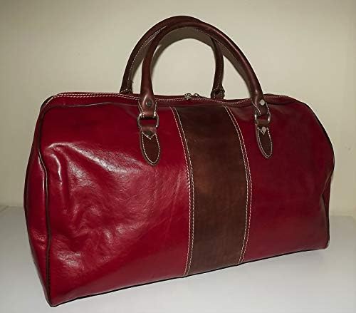 valentina leather duffle bag