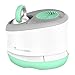 Vornadobaby Huey Evaporative Humidifier, White,Gray,Green