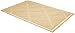 Amazon Basics Less-Mess Cat Litter Box Mat, Unscented, 24 x 35 Inches, Tan