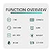 SKMEI Digital Plastic Watches Pupils Wristwatch Waterproof Digital Watch Sport Watches for Men (Black Large)