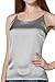 YABINA Women's 100% Pure Silk Basic Plain Camisole Fashion Tank Tops T-Shirt