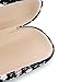 EZESO ESSENTIAL SKINCARE Glasses Case Hard Shell Eyeglass Case for Women Fabrics Floral Retro Spectacle Case Box Portable