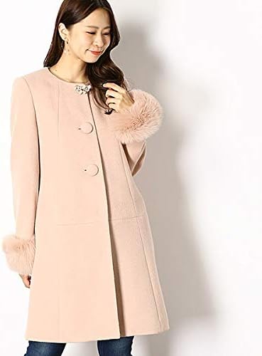 Amazon デビュー ド フィオレ Debut De Fiore レディノーカラーコート 29ピンクベージュ 36 S コート ジャケット 通販