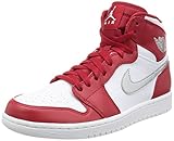 Nike AIR JORDAN 1 RETRO HIGH mens basketball-shoes 332550-602_11 - GYM RED/METALLIC SILVER-WHITE