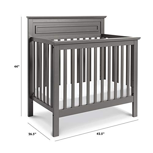 DaVinci Autumn 4in1 Convertible Mini Crib in Slate, Greenguard Gold