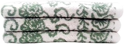 Livingston Home Luxurious Botanical 3Piece Basil Hand Towel Set, Small