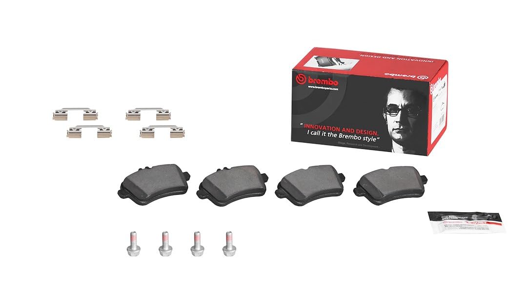 Brembo P50101N Juego de pastillas de freno de disco trasero de cerámica premium MERCEDES-BENZ OE# A0064206320