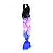 Silike Jumbo Braiding Hair Afro Braiding Hair Extensions 3 Tone Ombre Colour 24