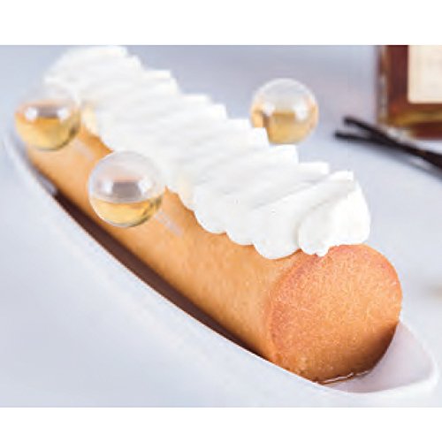 DeBuyer Large Tube Mold with Removable Ends and Non stick Bake Sheet
